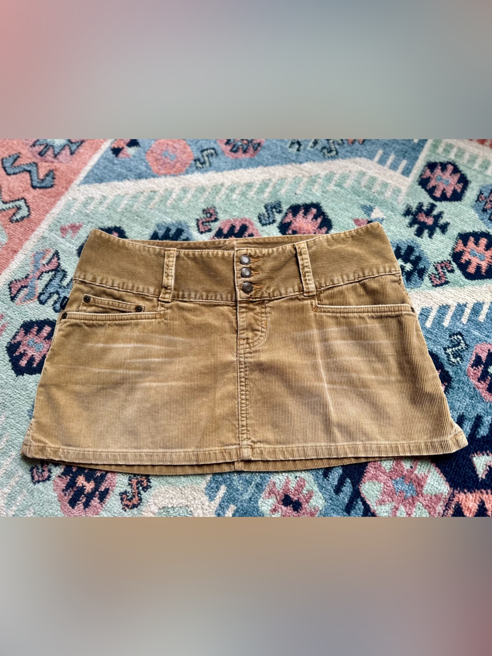 Vintage Abercrombie & Fitch cordouroy miniskirt